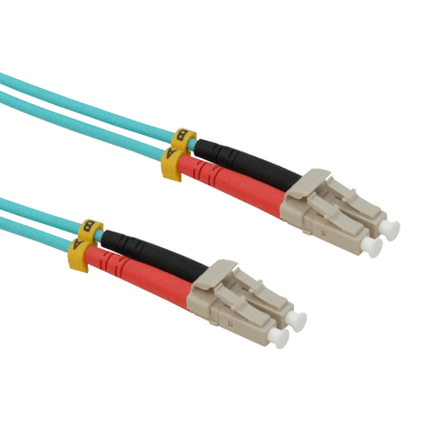 JF3LL100 100mt LC-LC OM3 MultiModo MM Duplex Jumper Fibra 3.0mm 50/125um LSZH