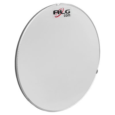UHP-39 Antena ALGCOM con aislador y radomo integrados para banda de 11GHz, reflector de 1,2 metros, ganancia de 39dBi, rango de 10,0 a 11,7GHz, ancho de haz de 1,4°, configuración 2x2 y dos conectores RPSMA hembra
