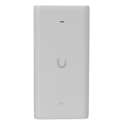 U-POE+++10G UBIQUITI 10Gbps 54VDC 90W Suministrador PoE 1,5A 802.3bt Normativa Certificada