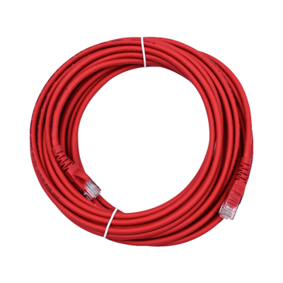 CP6R-75L LINKMADE Latiguillo de Red CAT6 LSZH Rojo Moldeado Multifilar 7.5 Metros