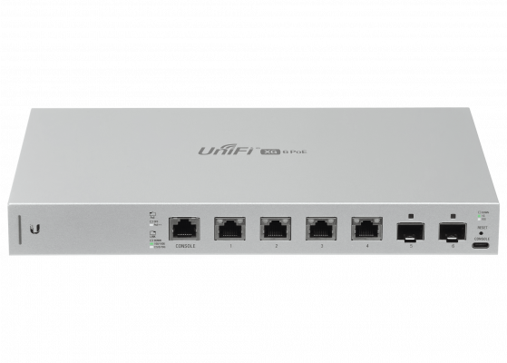 US-XG-6POE UBIQUITI UniFi 2-SFP+10G 4-10G-PoE++60W Switch Admin 802.3bt inc-54V