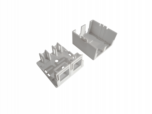 RST-M2L. LINKMADE ROSETA BLANCA VACIA PARA 2 KEYSTONE