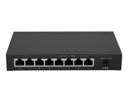 TL-SG1008P TP-LINK 8-1000(4-PoE48V-af) 53W-total Switch no-Admin no-Rack