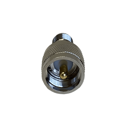 UMTH Adaptador coaxial acoplador de conector UHF macho a TNC hembra