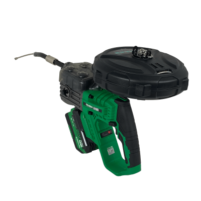 LAUCHA-2030E RUI Extractor Pasacable 20mt Eléctrico Automático incorporado-Batería Litio 21V