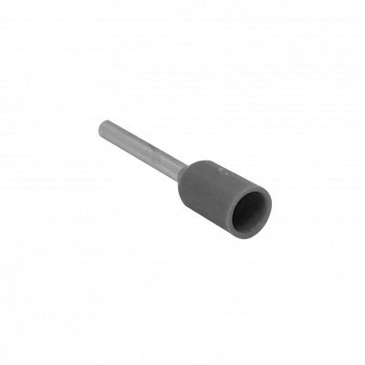 E0508-G Terminales Aislados de Virola para Crimpar, Gris, 0,5mm², 8/14mm, Paquete de 100 unidades, Calibre AWG22