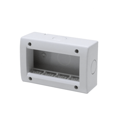 KEP-4 KALOP sin Tapa 4-Módulos Caja Gris IP40 4-Puestos Sigma KL42023
