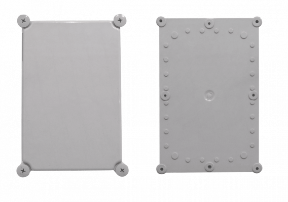 TJ-AG-2819-1 TIBOX 280x190x180mm Tapa-Gris Caja-Gris Plastica IP66 RoHS c/Placa