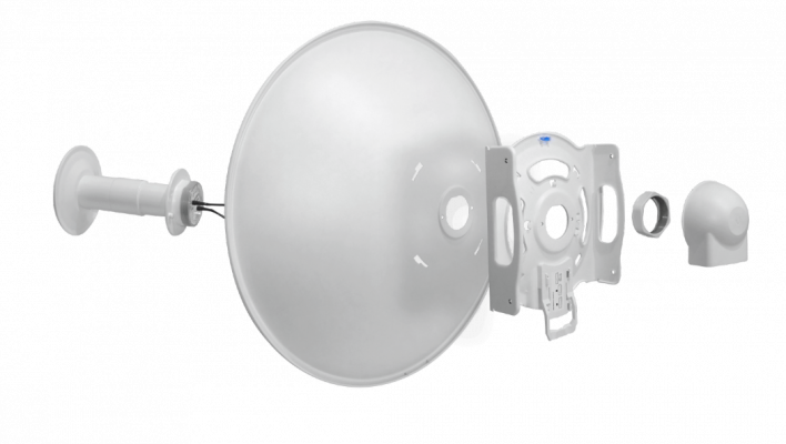 AF-5G30-S45 UBIQUITI Inclinación-45º Antena 30dBi 5Ghz 2-RPSMA necesita-Rocket/AF-5XHD/MLO