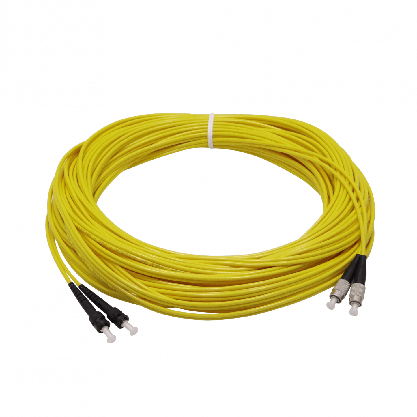 JFSTF20 Cable de fibra óptica dúplex monomodo SM ST-FC de 20 metros, diámetro 3.0 mm, 9/125 µm, cubierta LSZH