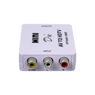 RCAHDMI 3-RCA-Hembra entrada 1-HDMI-macho salida Adaptador de Video 720p/1080p requiere-5V-USB