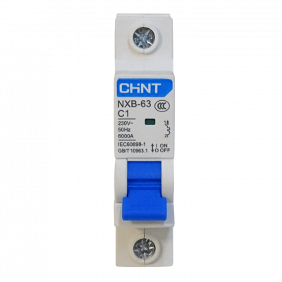 AUTOMATICO-1A Unipolar 1A 6kA 230/400V Interruptor Automati Termomagnetico C1 NXB-63