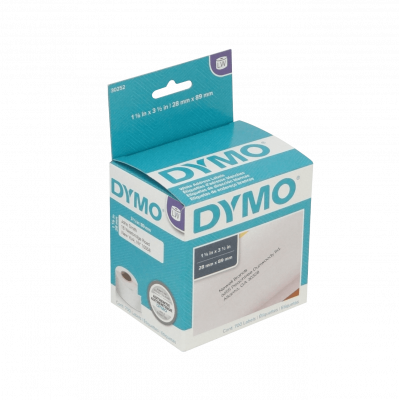 30252 DYMO 2 Unidades de Etiquetas de 28x89mm, Total 700 Unidades, Compatibles con Modelo 69110