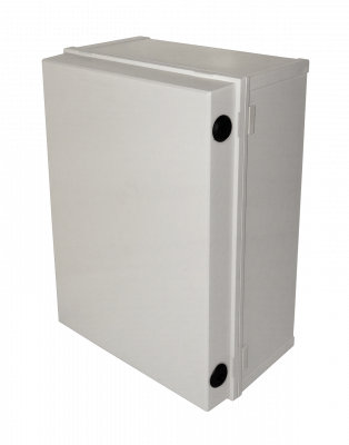 TJ-KG-4030 TIBOX 400x300x180mm Armario Estanco Gris Plástico IP66 RoHS con Placa