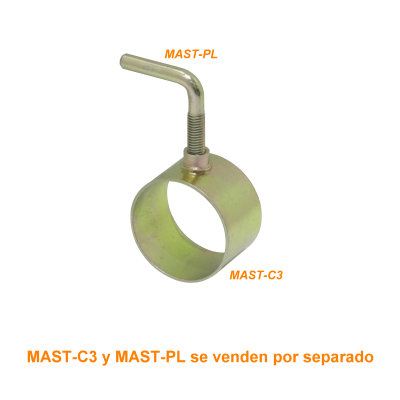 MAST-C3 Base para tubo de 45mm req/MAST-PL Fijacion Mastil Telescopico