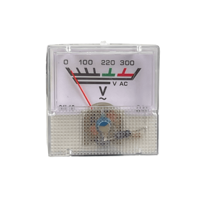 VOLT-AC Voltimetro Analogo 0-300VAC 91L16 40x40x11mm