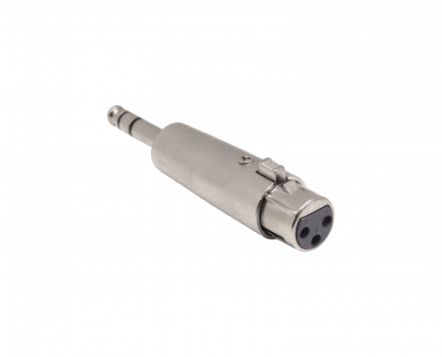 X3H-63M. XLR 3pin XLR3-Hembra a 6,35mm-Macho Stereo 6.35mm Phone-1/4 DMX
