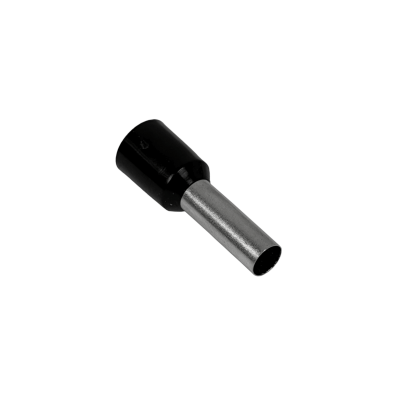 E6012-N Negro 6,0mm2 12/20mm 100-unid AWG10 Terminales Aislados Crimpables