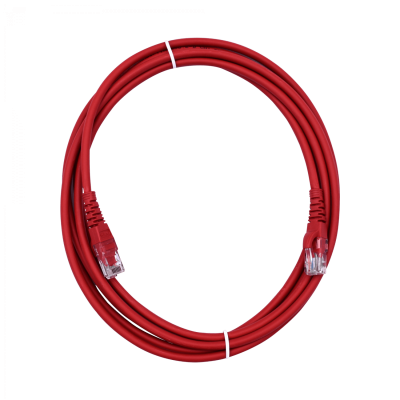 CP6R-30L LINKMADE 3mt Cat6 U/UTP Rojo LSZH Cable Patch Inyectado Multifilar
