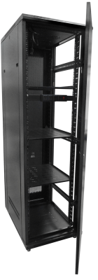 RK42-9PL LINKMADE Armario Rack 42U 900mm Fondo 90cm Microperforado con Ventilador-Bandeja-PDU