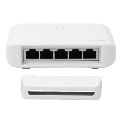 USW-FLEX-3 UBIQUITI Conmutador 3 Puertos 5-1000-PoE(necesita-1-entrada) Potencia-máx-46W-totales Intemperie requiere-af/bt+