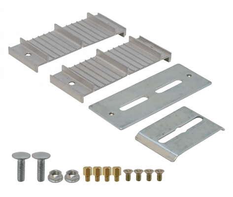 ESCAM-E LINKCHIP Organizador de Cables para Escalerilla con Base Tipo Canasto de Malla de Alambre