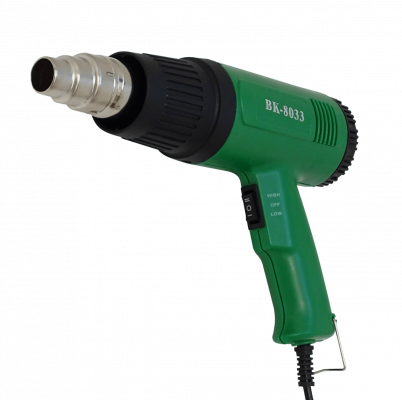 BK-8033 BEST Pistola Calor 500-1600W 1-Boquilla Aire Caliente