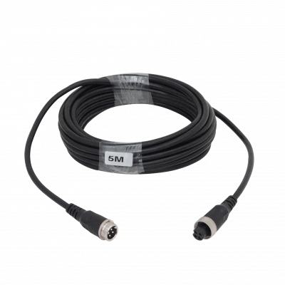 GX12-4-5M Cable 5mt GX12-4pin Macho-Hembra Aviacion