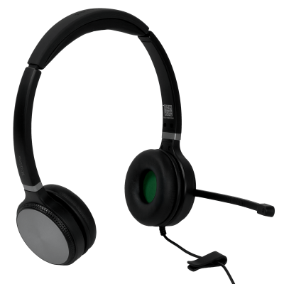 YHS36-DUAL YEALINK Diadema biauricular cable-2m RJ9 para T30/31/33/57 supresión de ruido