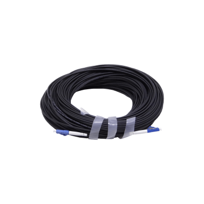 JXSLL50 Cable de Fibra Óptica Monomodo G657A2 SM para Exterior GJYFJH de 3mm 1 Hilo LC-LC 50 Metros