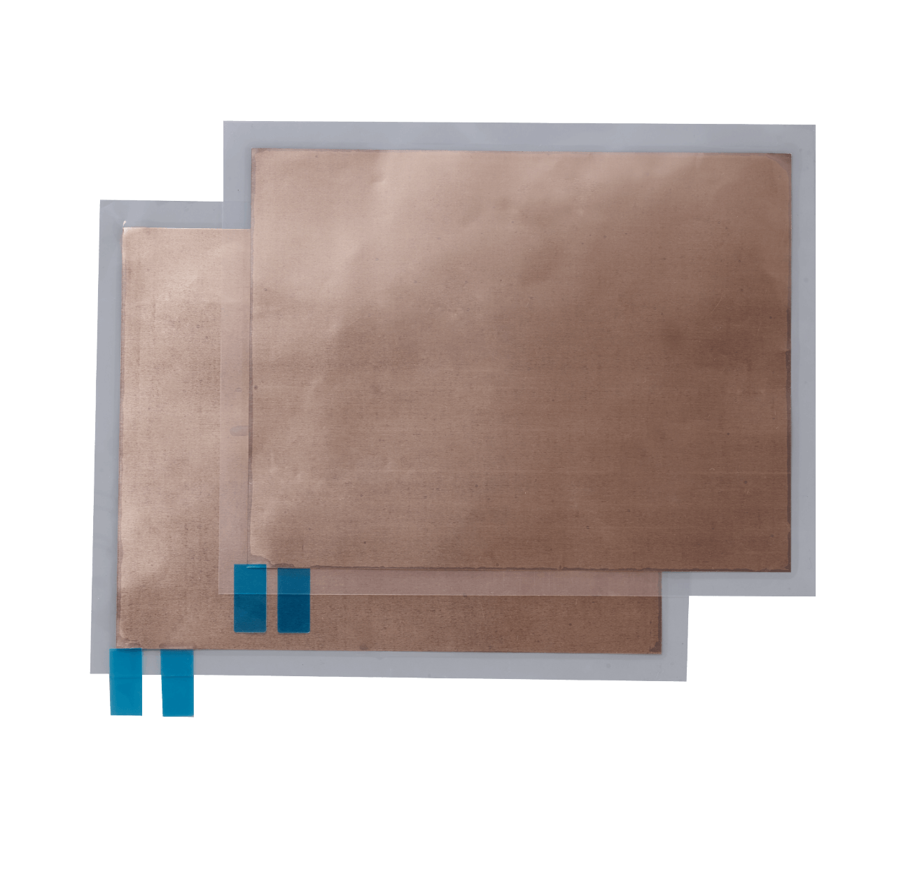 CAEBSBMS1 BROTHER 2 Láminas Metálicas 200x155mm Cobre para Repujado ScanNcut2 Máquina de Corte