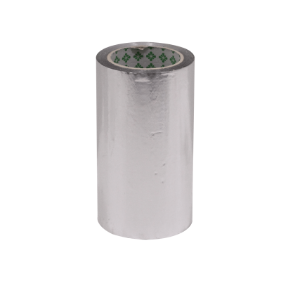 ALCF95. Espesor-0,1mm Ancho-200mm Largo-50mt Cinta de Aluminio Adhesiva con Respaldo de Polietileno