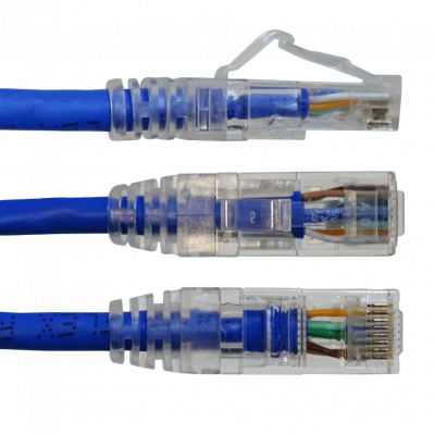 CP6A-0F FURUKAWA 0,5mt Cat6 Azul U/UTP LSZH Cable Patch RJ45 Gigalan 35123220