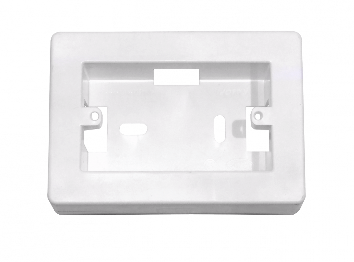 FPCWK KALOP Caja Plástica para Puesto de Trabajo 34mm-Alto 130x91mm Placa Frontal 70x114