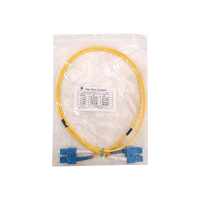 JFSCC1 Cable de Fibra Óptica MonoModo SM Dúplex SC-SC/UPC 1 metro 9/125µm 3mm