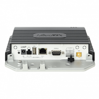 LTAP MIKROTIK 2-miniPCIe 3-Sim GPS 2,4GHz 2dBi 1-Puerto 1000 L4 RS232 RBLtAP-2HnD