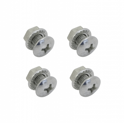 M6-4T LINKMADE 4-pares Tornillo-Tuerca sin-Jaula 10x19/32 Longitud-12/15mm Perno