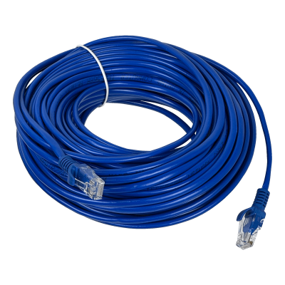 CPA-30C 30mt Azul PatchCord 1-unid CAT5E UTP CCA-Aleacion RJ45 Inyectado