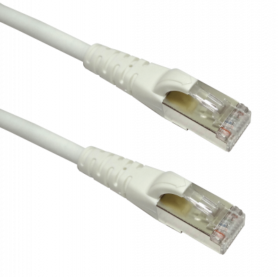 CP6FW-20L LINKMADE 2 Metros F/UTP CAT6 BLANCO LSZH Cable de Conexión Multifilar Moldeado