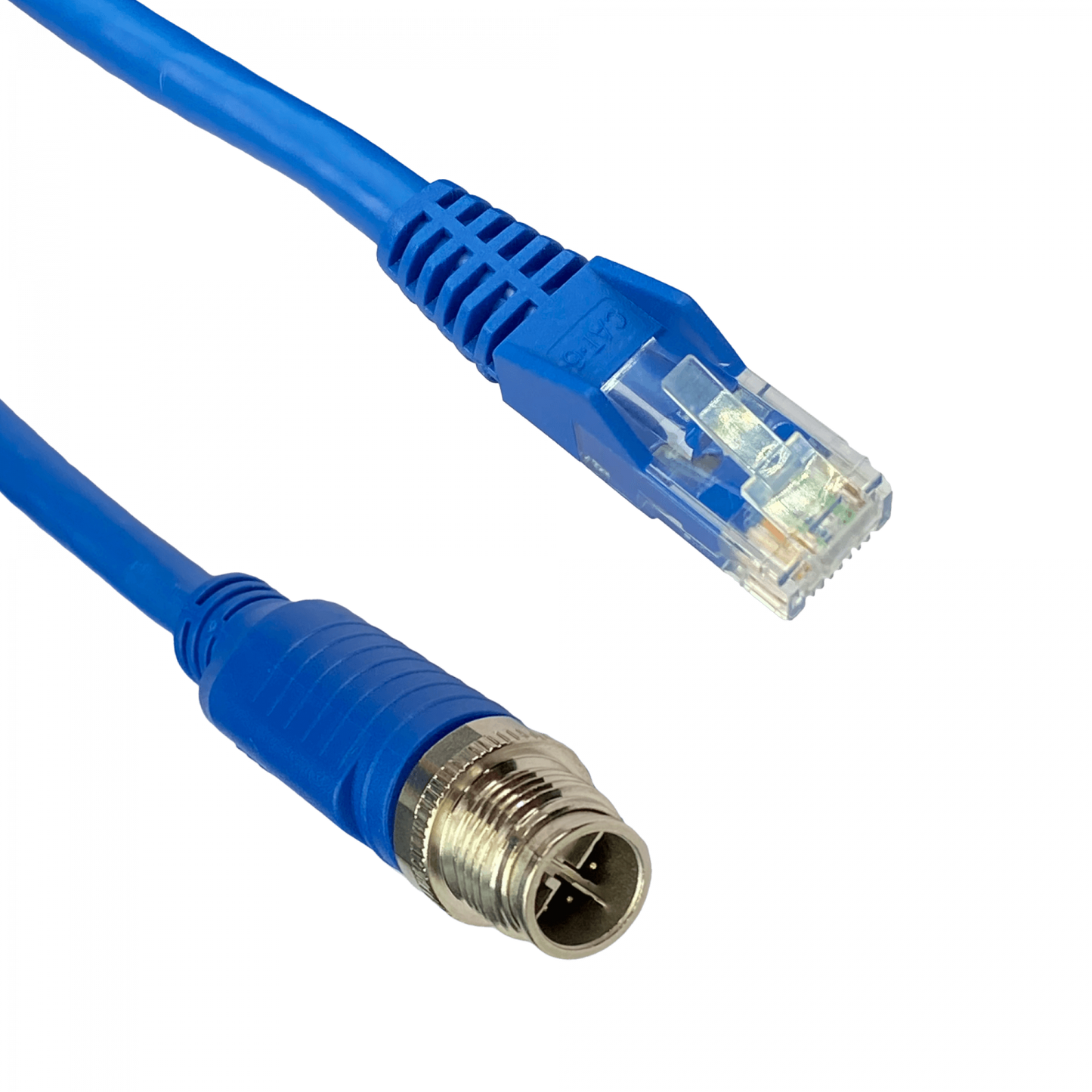 CPX6A-5T TRIPPLITE Cable Industrial Exterior 5 metros Conector M12 hacia RJ45-UTP Categoría 6 Velocidad 1G Certificación IP68