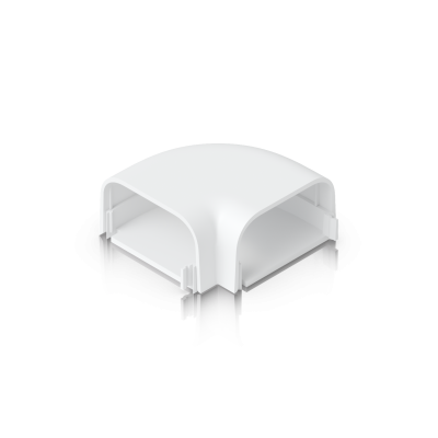 UACC-CRE UBIQUITI Canaleta Esquinera Plana 68,4x38,8mm Blanca para Ocultar Cableado de Dream Wall
