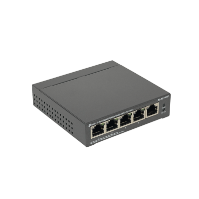TL-SG1005P TP-LINK Conmutador 5 puertos 10/100/1000 (4 PoE 48V 802.3af) 53W total No administrable No montable en rack