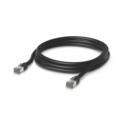 NOP-3 UBIQUITI 3mt Negro F/UTP Cat5e Conductor UACC-Latiguillo-Exterior-3M-BK