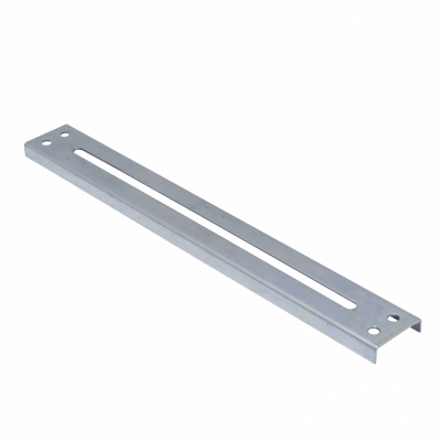 CCA-40C 40cm 4-Perforaciones Barra Metálica Ranurada Soporte para CC-240 402x49x13mm