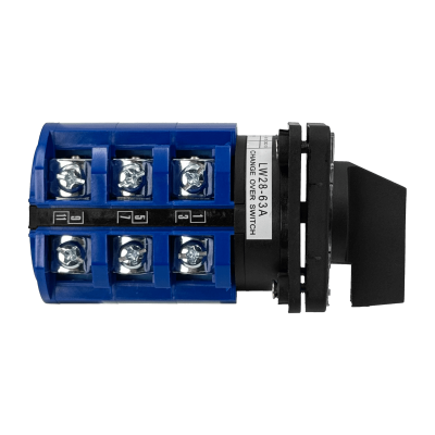 LW28-63 Seccionador 3-Fases 1-0-2 63A 660V 3-posiciones Selector 64x64mm D-90mm