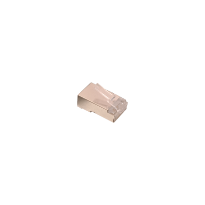 RJ6SU-10U LINKMADE Paquete de 10 piezas para Cable Unifilar Cat6 FTP STP Conector RJ45 con blindaje metálico