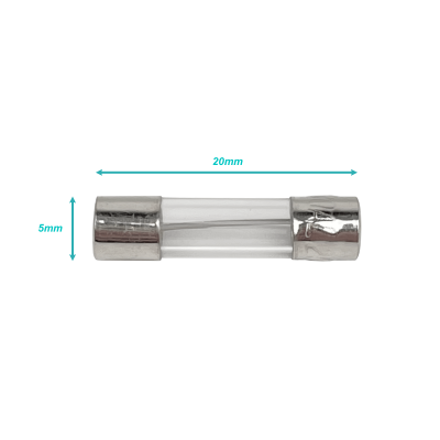FUSE-30V EMPAQUE 100-piezas 30A 5x20mm 250V Fusible de Acción Rápida Cilíndrico de Cristal
