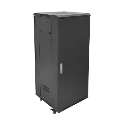 RK27-6LF Rack 27U Ciego Fondo-60cm Ancho-19pulg Piso Ruedas Bandeja-30cm PDU