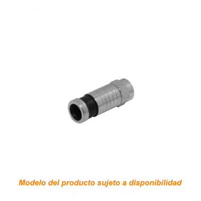 ERG6 RG6 Empuje Conector F-Macho p/Cable Coaxial RG-6 Compresion