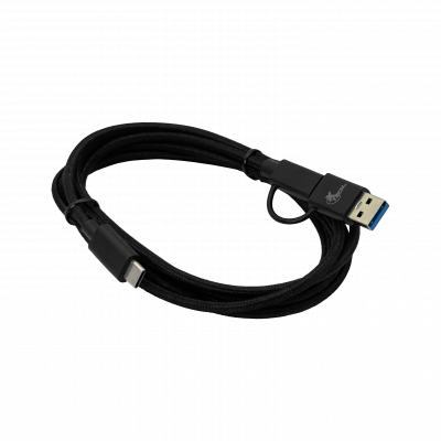 USBC-2MM XTECH Cable Híbrido USB-C a USB-C Macho/USB-A Macho 182cm USB2.0 XTC-532